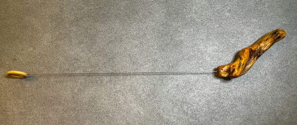 Tensor (Einhandrute) Korkenzieherhaselnuss, mit Ring - 018/25 – Bild 3