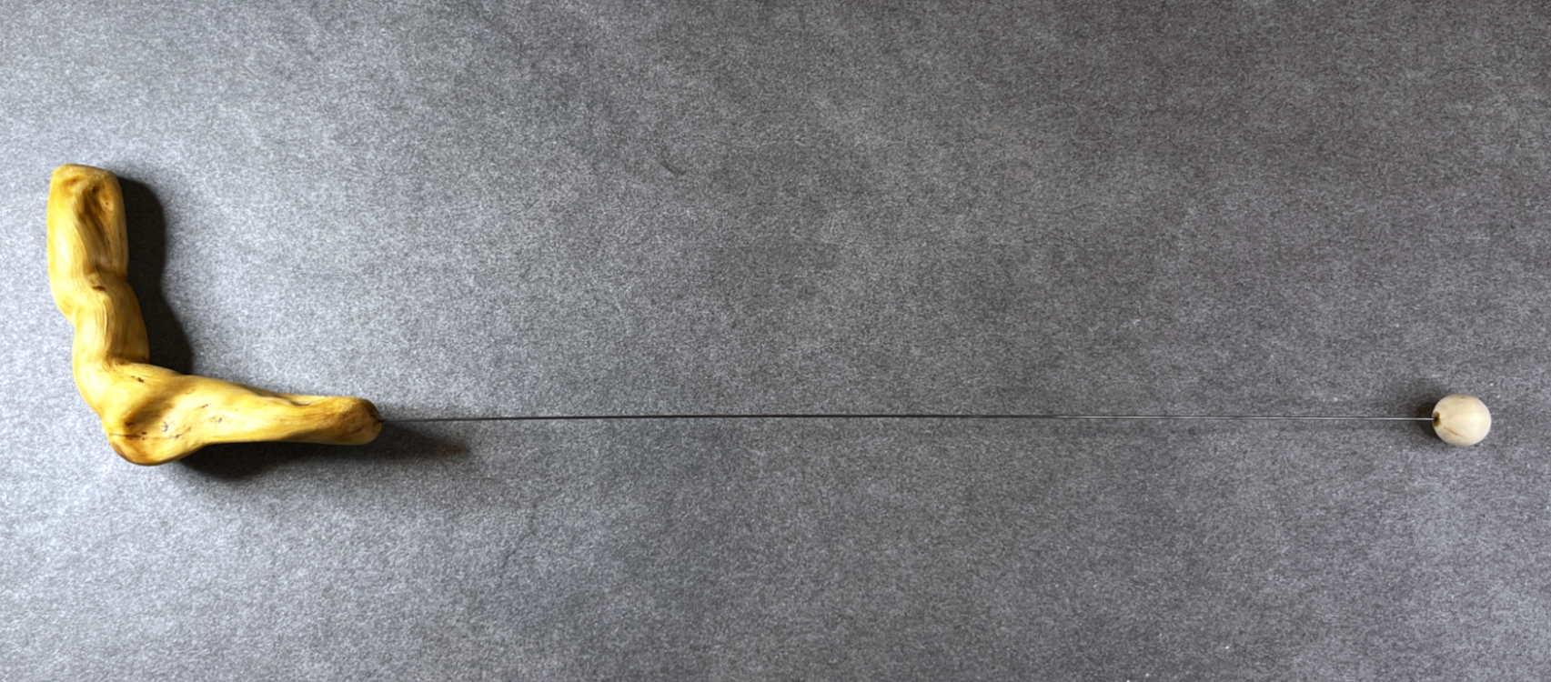 Tensor (Einhandrute) Fichtenwurzel, mit Kugel - 101/25 – Bild 6