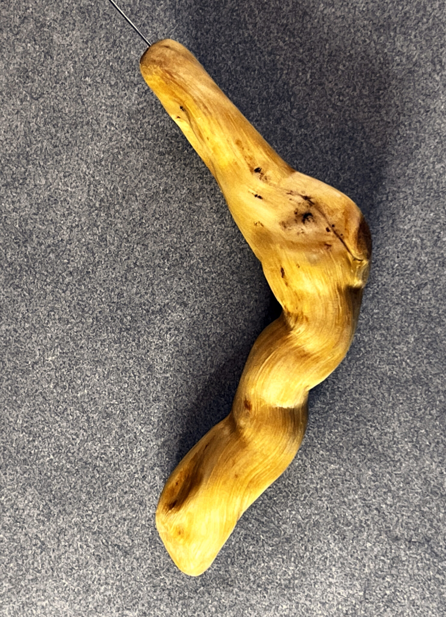 Tensor (Einhandrute) Fichtenwurzel, mit Kugel - 101/25 – Bild 4